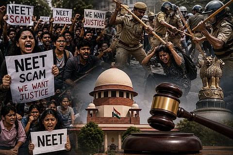 Supreme Court lashed out, questioning lathi-charge could be carried out against them when there is right to protest