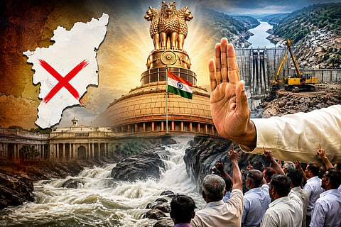 Central Govt's statement that Tamil Nadu's consent is not required for Karnataka to build a dam at Mekedatu