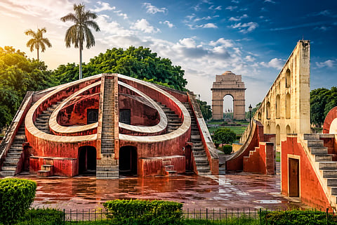 Jantar Mantar Delhi widely known as site for protests, it also stands as an astronomical observatory