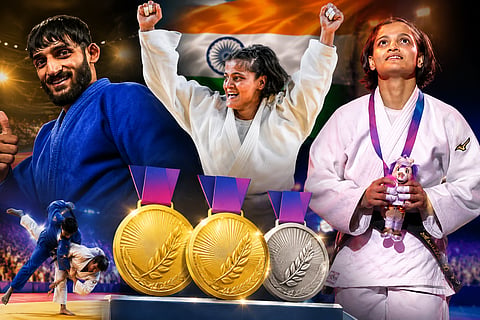 India's Harsh Singh, Asmita Dey dazzled by winning gold medals in judo at Commonwealth Games