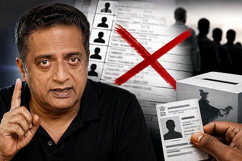 Name removed from voter list: Actor Prakash Raj releases video expressing dissatisfaction