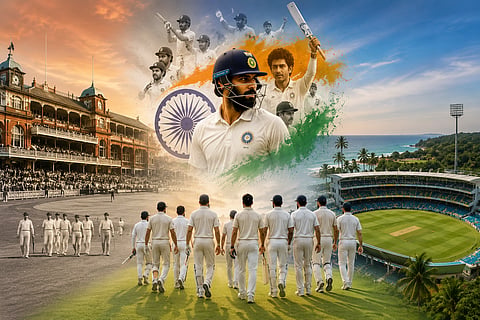 "From Lord's to Galle: India's Journey Through 600 Test Matches"