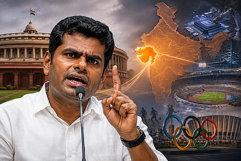 Annamalai Slams Central Government: “Why Is Everything from AI Projects to the Olympics Going to Gujarat?”