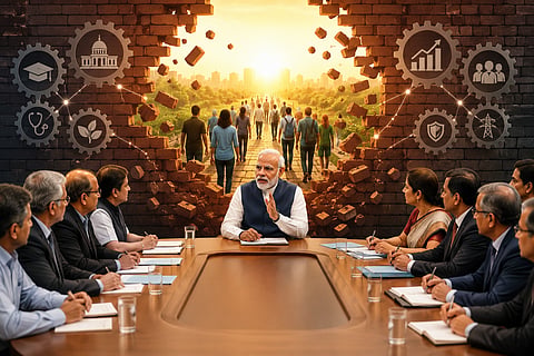 Break Down Departmental Silos: PM Modi’s Key Message to Government Secretaries