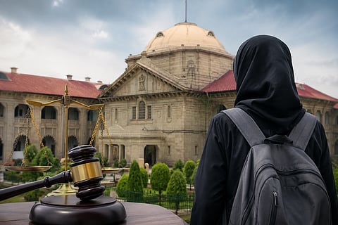 UP high court gave judgement to school girl that hijab is not allowed in school uniform and settled his petition
