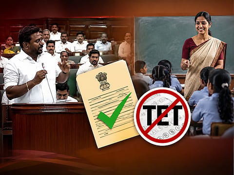 special resolution was unanimously passed in Assembly urgingCentral Govt to exempt TET