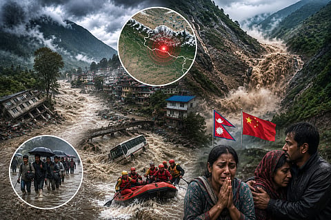 A disaster without rain... a massive flood! What happened at the Nepal-Tibet border?