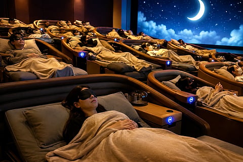 A movie theater just for sleeping: A bizarre scheme launched in China!