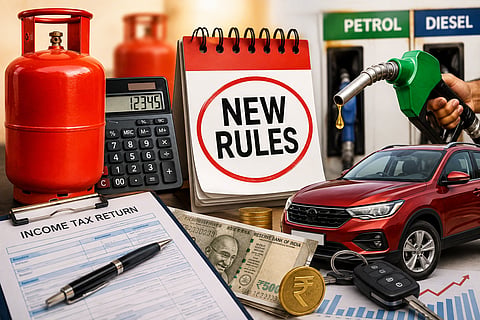 LPG, ITR, Car Prices: Key financial and regulatory changes coming into effect today – Full details!