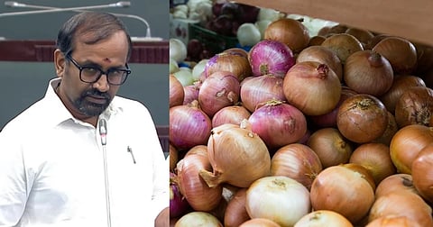 Tn Food minister announces a important message on TN Assembly regarding the onion price Increase in TN
