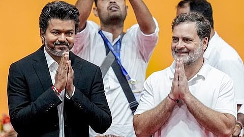 stir has been created by the views expressed by TVK and Congress MLAs regarding who the next PM candidate