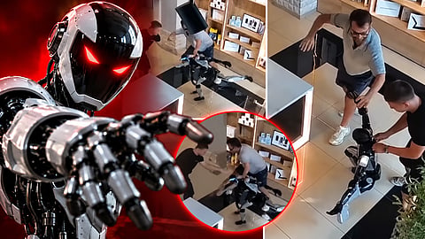 AI robot attempts an attack 'Enthiran'-style; stirs up a sensation in Russia!