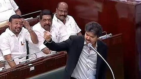 CM Vijay alleged bribes ranging from 7.5% to 10% were collected from contractors under 'party funds' in DMK's tenure.