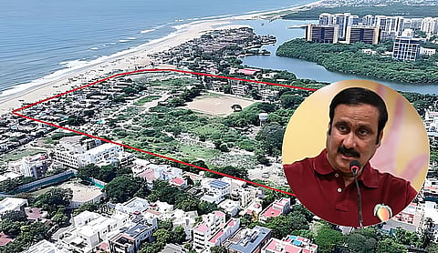 Anbumani suggested instead of constructing new Secretariat at Pattinapakkam, it should developed outside Chennai