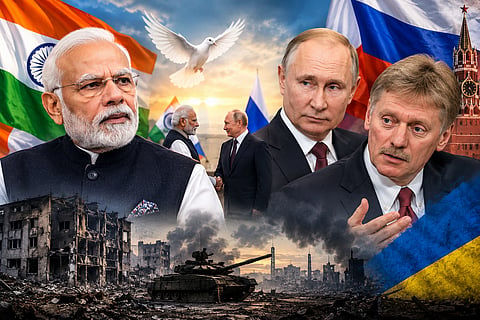 India Pushes for an End to the Russia–Ukraine War: Kremlin Praises Modi Government's Peace Efforts!"