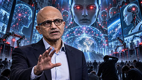 companies compete to advance AI technologies, Microsoft CEO Satya Nadella has issued a warning