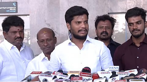 TVK Minister Ramesh Speaks on Madurai Meenakshi Amman Temple Kumbhabhishekam