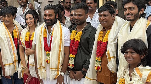 Puja for his 56th film has commenced