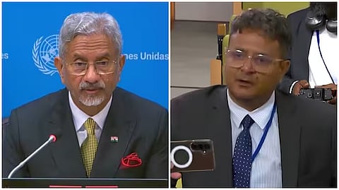 External Affairs minister Dr.S.Jaishankar slams pakistan Reporter at UNGM regarding Questions on Terrorism