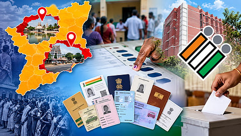 Election Commission stated any one of the 12 specified documents is sufficient to cast a vote in by-elections