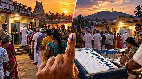 Assembly by-elections in Maduranthakam,Dharapuram constituencies concluded peacefully.
