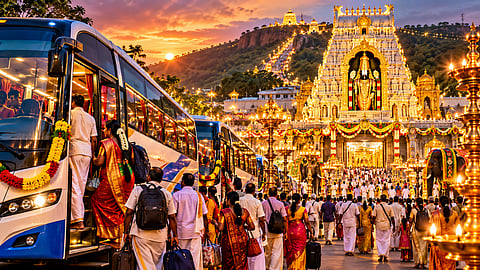 Navaratri Brahmotsavam festival at Tirupati, 150 special buses will be operated daily from Tamil Nadu