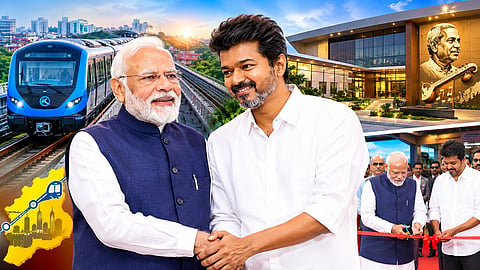 PM Modi Chennai Visit Metro 2nd Phase Startup Illaiyaraja Centre