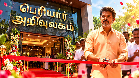 Chief Minister Vijay inaugurated the Periyar Knowledge Centre in Coimbatore