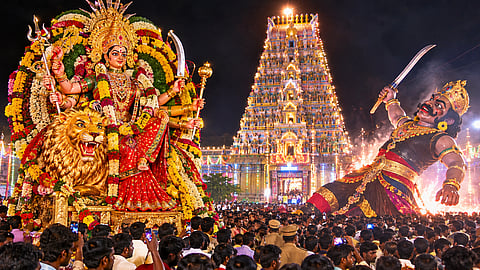 Thousands of Devotees Flock to Kulasekarapattinam for Mutharamman Temple Festival