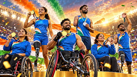 India delivered impressive performance at asian Para Games, winning a record number of medals