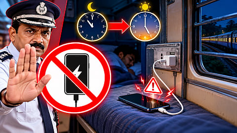 Train Mobile Charging Night Restriction Rule
