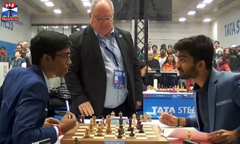 செஸ் - குகேஷ் VS பிரக்ஞானந்தா - சமனில் முடிந்த போட்டி