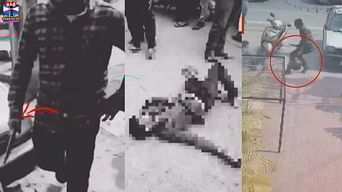 சொத்து தகராறில் தந்தையை கொடூரமாக தாக்கிய மகன்