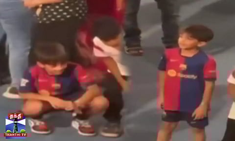 ரொனால்டினோ முன் Fan Boy-ஆக மாறிய ஆத்விக்