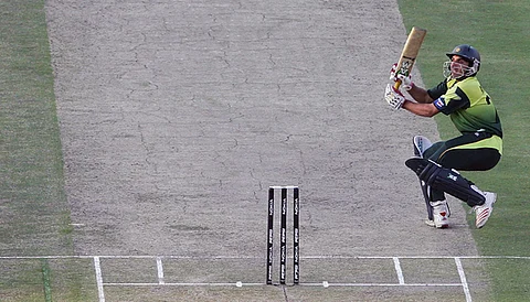 All Pakistan needed was six runs off the last four balls before Misbah scooped one in the air.