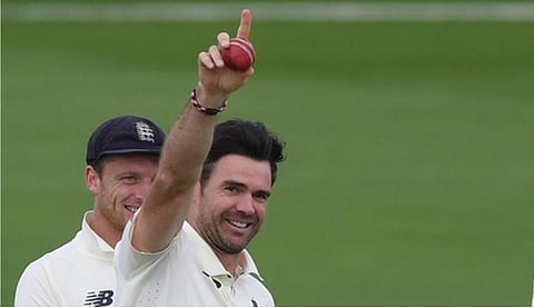 James Anderson becomes the first fast bowler to claim 600 wickets in Test cricket.