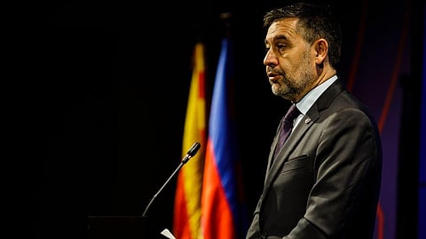 President Josep Maria Bartomeu announced the resignation of the FC Barcelona Board of Directors