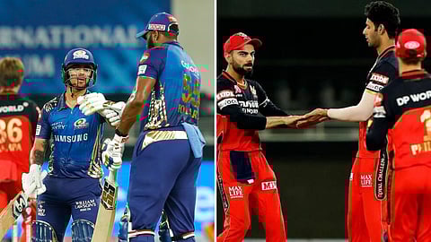 Top-placed Mumbai Indians (MI) will go head-to-head with second-placed Royal Challengers Bangalore