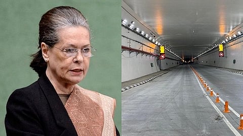Atal Tunnel: Congress demands search of the missing stone laid by Sonia Gandhi