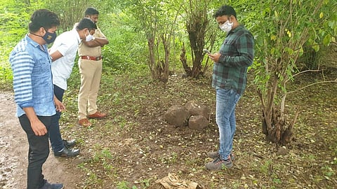 A 13 days old disabled baby was buried by his parents in Wadgaon area