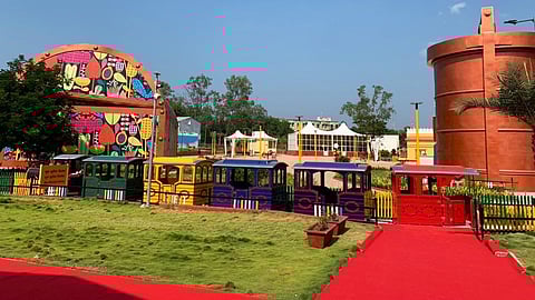 The Prime Minister took a tour of ‘Arogya Van’, which has hundreds of medicinal plants