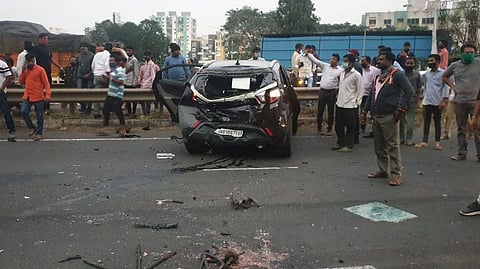 Two people were killed in an accident at the site on Sunday