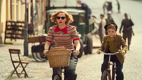 Scarlett Johansson in a still from Jojo Rabbit