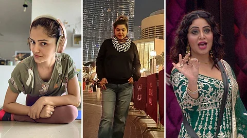 Rubina Dilaik, Dolly Bindra and Arshi Khan