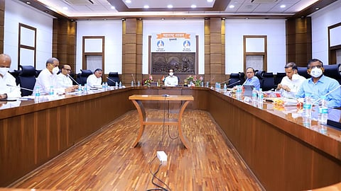Maharashtra CM Uddhav Thackeray held review meeting about COVID vaccination drive on Monday