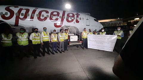 First batch of Covid-19 vaccines being delivered to Bhutan from Mumbai airport
