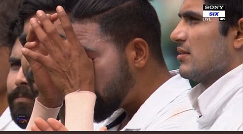 Mohammed Siraj gets emotional during national anthem at Sydney Cricket Ground