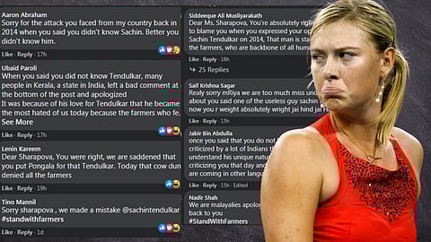 “Sorry Chechi”: Malayalis throng to Maria Sharapova’s social media accounts after Tendulkar’s tweet
