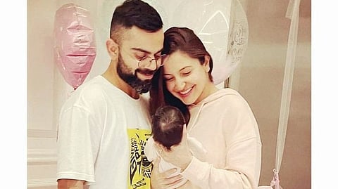 Anushka Sharma shared a picture of daughter Vamika on Instagram early on Monday.