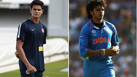 Arjun Tendulkar and S Sreesanth
